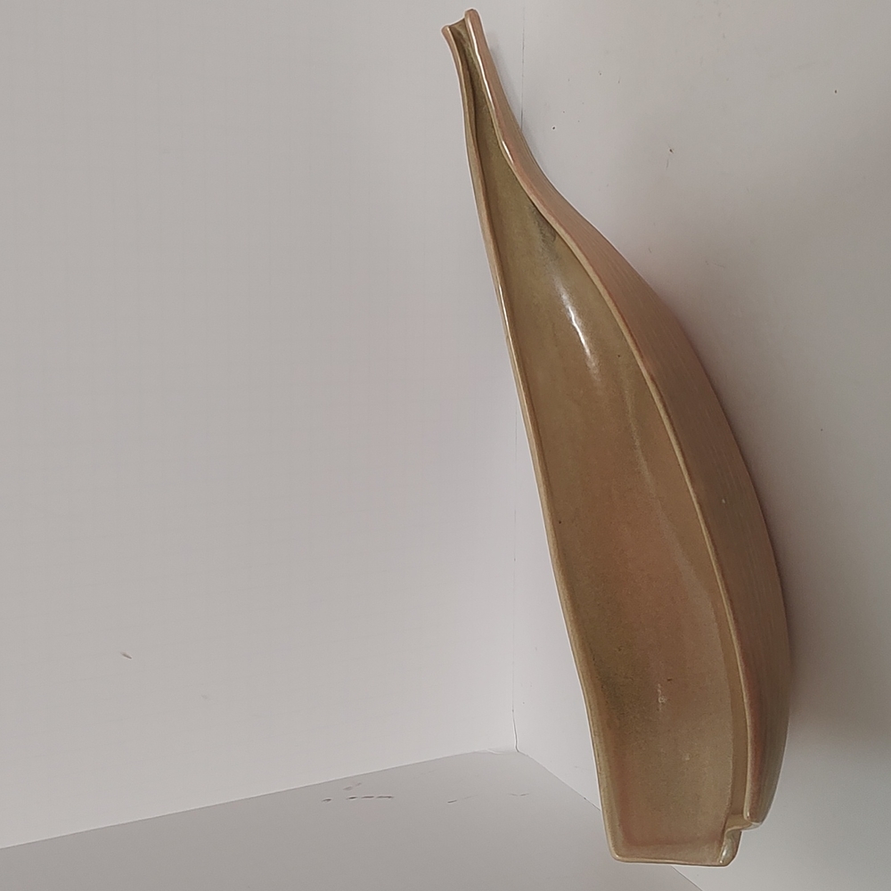 Vintage Redwing Champagne Glazed Console Bowl #697